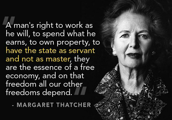 Thatcher on freedom